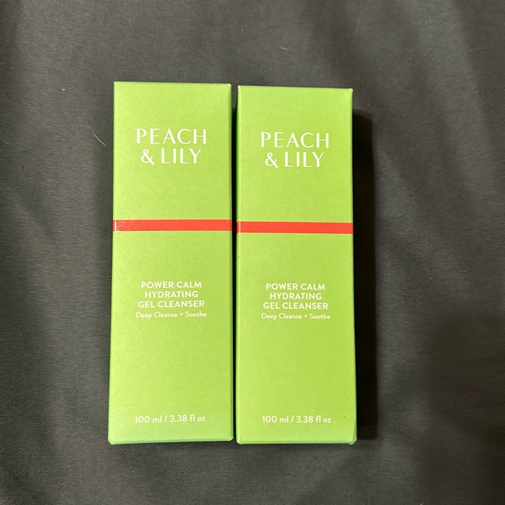Peach and Lily power calm cleanser duo full size never opened